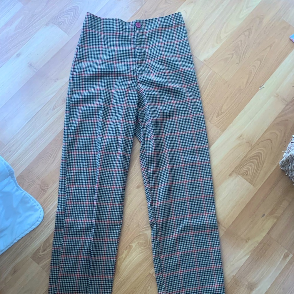 Brandy plad pants